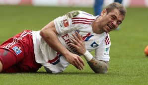 Trotz Schulterverletzung will Goalgetter Lasogga für die Relegation einsatzfähig sein