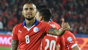 Arturo Vidal gewann mit Chile die Copa America ehe es nach München ging