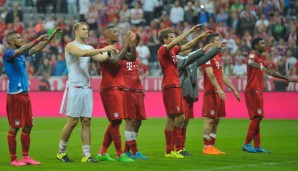 Der FC Bayern besiegte den HSV zum Bundesliga-Auftakt mit 5:0