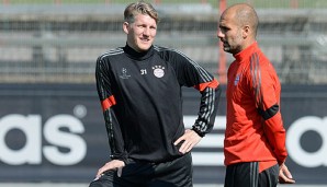 Guardiola und Schweinsteiger holten zusammen zweimal die deutsche Meisterschaft