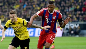 Jerome Boateng sieht den BVB um Marco Reus als stärkeren Konkurrenten