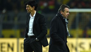 Bruno Hübner und Heribert Bruchhagen wollen die SGE schleunigst nach oben bringen