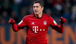 Lewandowski führt die Torschützenliste der Bundesliga mit 23 Treffern an