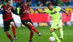 Kerem Demirbay (r.) war an Fortuna Düsseldorf ausgeliehen