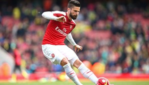 Olivier Giroud konnte in vier Jahren beim FC Arsenal 78 Tore in allen Wettbewerben erzielen