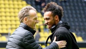 Hans-Joachim Watzke weiß nichts von einem Wechsel von Pierre-Emerick Aubameyang