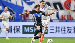 Takuma Asano im Dress der japanischen Nationalmannschaft