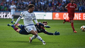 Nicolai Müller erzielte in der abgelaufenen Saison neun Treffer für den HSV