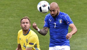 Simone Zaza kam bei der EM in Frankreich für Italien dreimal zum Einsatz