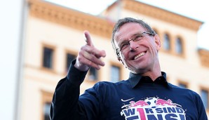 Ralf Rangnick stieg letzte Saison mit RB Leipzig in die Bundesliga auf