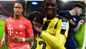 Renato Sanches, Ousmane Dembele und Oliver Burke wechselten vor der Saison in die Bundesliga