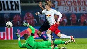 Timo Werner steht nach seiner Schwalbe enorm in der Kritik