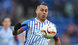 In dieser Saison absolvierte Eduardo Vargas 96 Einsatzminuten für die TSG