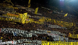 Die BVB-Fans schlugen im Spiel gegen Leipzig deutlich über die Strenge