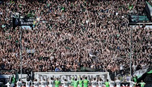 Die Gladbach-Fans stehen immer hinter ihrem Team