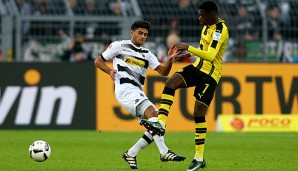 Dahoud (r.) wird künftig das Schwarz-Gelbe-Trikot tragen