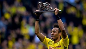 Pierre-Emerick Aubameyang holt sich die diesjährige Torjägerkanone