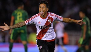 Sebastian Driussi geht zurzeit für River Plate auf Torejagd