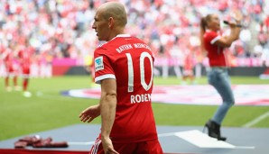 Wenn's mal wieder länger dauert... Arjen Robben ist wohl kein Anastacia-Groupie