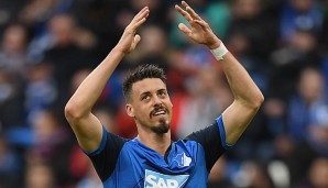 Sandro Wagner erzielte in der abgelaufenen Bundesliga-Saison elf Tore in 31 Partien