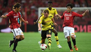 Mario Götze hat in Japan sein Comeback für den BVB gefeiert