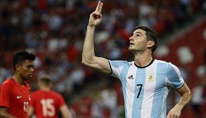 Alario spielt für River Plate und die argentinische Nationalmannschaft