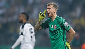 Lukas Hradecky steht noch bis 2018 bei Eintracht Frankfurt unter Vertrag