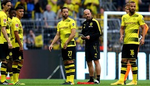 Peter Bosz und der BVB haben den Supercup gegen den FC Bayern verloren