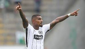 Kevin Prince Boateng spielt seit dieser Saison bei de Frankfurtern