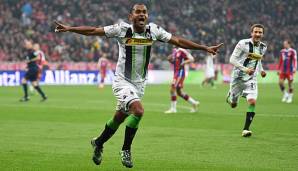 Raffael traf beim Gladbacher Sieg gegen den FC Bayern 2015 doppelt