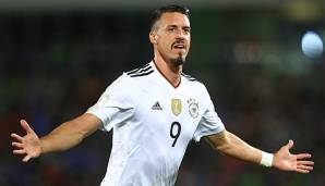 Sandro Wagner ist deutscher A-Nationalspieler