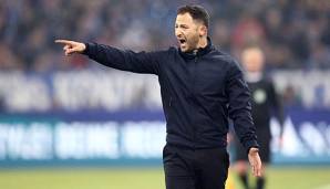 Domenico Tedesco an der Seitenlinie des Schalke 04