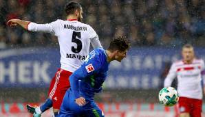 Platz 11: Mergim Mavraj (Hamburger SV) - 66 klärende Aktionen