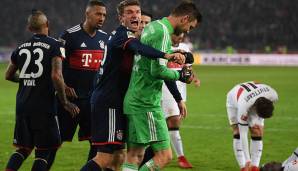 Sven Ulreich (FC Bayern München): Hielt den Sieg der Bayern mit seinem fünften gehaltenen Pflichtspielelfer in dieser Saison in letzter Minute fest. Auch darüber hinaus sehr starke Leistung, u.a. mit starkem Reflex gegen Akolos Fernschuss