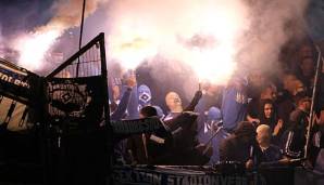 HSV-Anhänger gerieten mit Fans von Borussia Dortmund aneinander.