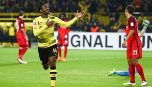 Platz 3: Michy Batshuayi, Borussia Dortmund (7,4 Prozent der Stimmen).