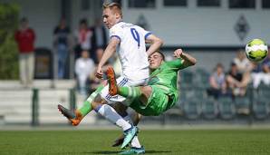 Louis Jordan Beyer wartet noch auf sein Bundesliga-Debüt für Borussia Mönchengladbach.