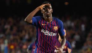 Ousmane Dembélé spielt beim FC Barcelona.