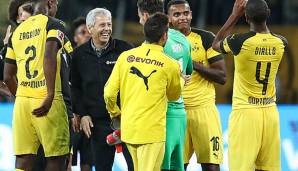 Lucien Favre ist als Trainer des BVB in der Bundesliga noch ungeschlagen.