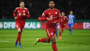 ENTWICKLUNG DES JAHRES: Für Robbery in die Bresche springen, das ist nicht einfach. SERGE GNABRY zeigte allerdings schon in seiner ersten Saison bei den Bayern, was er draufhat. 13 Tore und 9 Assists, da war sogar Uli Hoeneß begeistert.