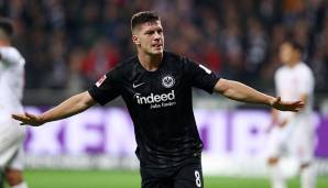 TOR(FLUT) DES JAHRES: Wenn LUKA JOVIC die Eintracht verlässt, dann wird die Kasse richtig klingeln. Auch wegen Spielen wie gegen Düsseldorf. Sein erstes Tor war ein brutaler Seitfallzieher - und weil es so schön war, legte er noch vier Buden nach!