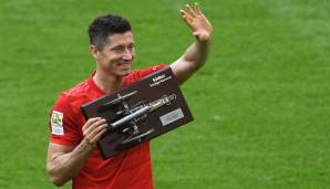 Robert Lewandowski (47 Spiele, 40 Tore, 13 Vorlagen): Holte sich mal wieder die Torjägerkanone in der Liga und traf auch im Pokalfinale doppelt. Einziger Makel einer grandiosen Saison: Im CL-Achtelfinale Liverpool tauchte der Pole ab. Note: 1,5.