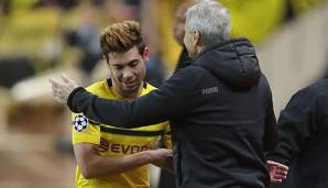 Lucien Favre plant auch in der kommenden Saison mit Raphael Guerreiro beim BVB.