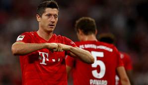 Robert Lewandowski traf zum Bundesliga-Auftakt doppelt gegen Hertha BSC.