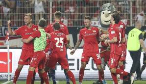 1. FC Union Berlin: 80 Flanken - davon 15 Prozent erfolgreich.