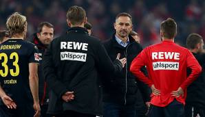 Trainer Achim Beierlorzer steht mit dem 1. FC Köln auf Platz 17 der Bundesliga.