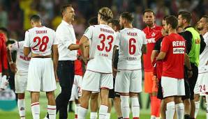 Stehen vor dem Heimspiel gegen 1899 Hoffenheim unter Siegzwang: Achim Beierlorzer und seine Spieler vom 1. FC Köln.