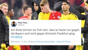 Doch während dieses Konzept für Sky-Kunden irgendwann im Laufe der 2. Halbzeit aufging, zerfiel der BVB in München erneut in seine Einzelteile. Die beste Nachricht: Gegen Frankfurt (5:1-Sieg gegen Bayern) hätte es noch dicker kommen können.