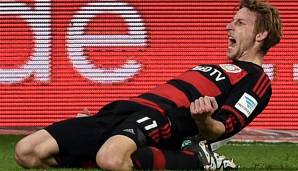 Platz 11: Stefan Kießling (Bayer Leverkusen) - 4 Scorerpunkte. 2 Tore und 2 Assists beim 5:0 gegen Borussia Mönchengladbach am 12.12.2015.