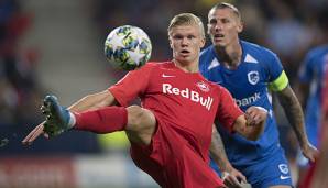 Erlin Braut Haaland erzielte in der Gruppenphase der Champions League acht Tore für Salzburg.